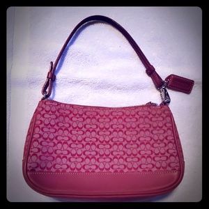 Red Coach Mini Bag